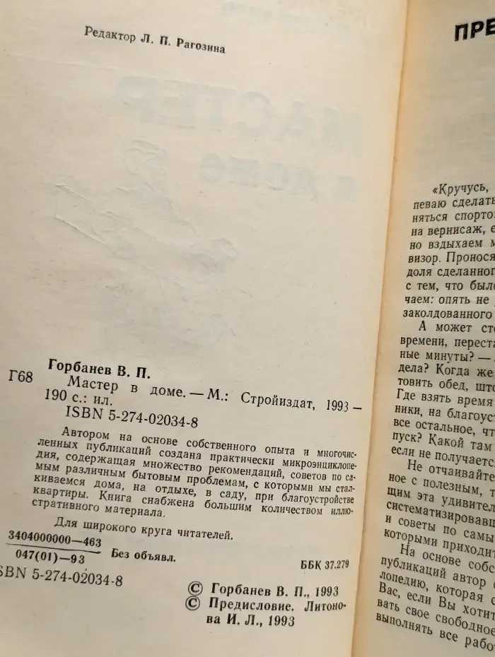 Мастер в доме