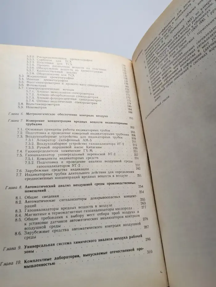 Руководство по контролю вредных веществ в воздухе