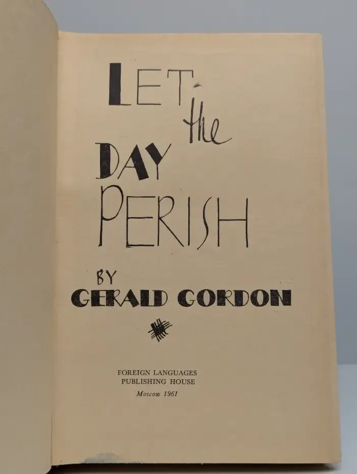 Let the day perish