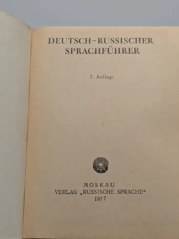 Deutsch-russischer sprachfuhrer