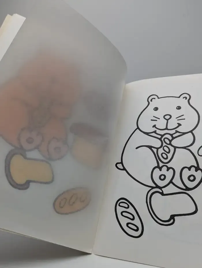 Coloring book with tracing paper. Book 2