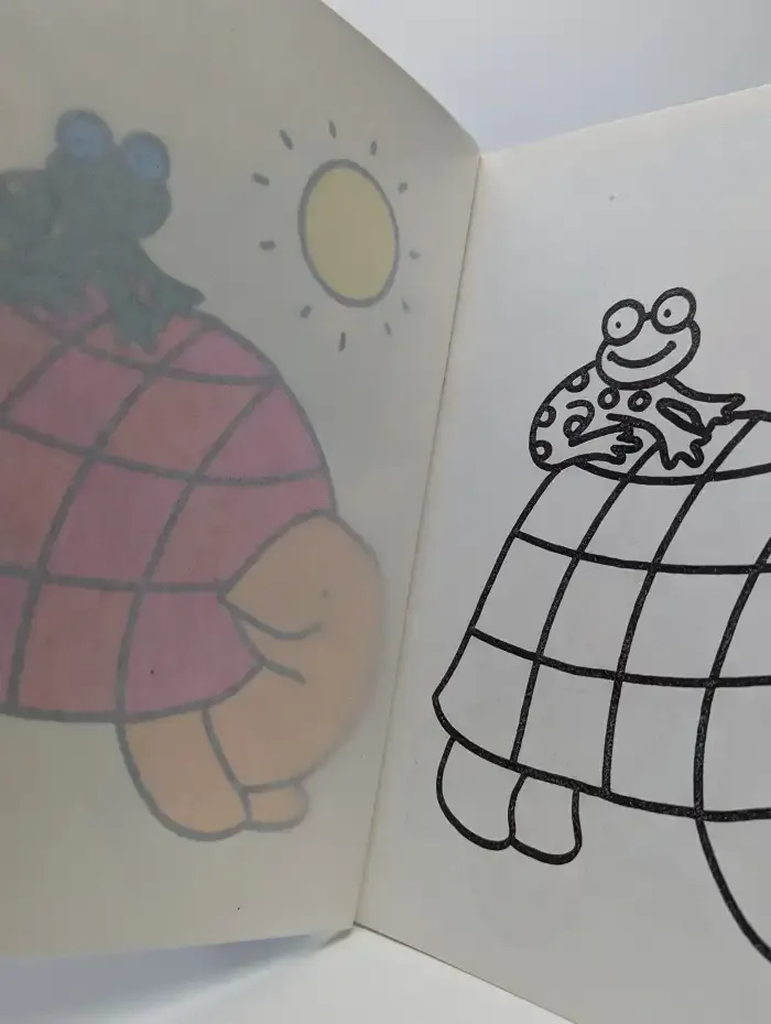 Coloring book with tracing paper 4