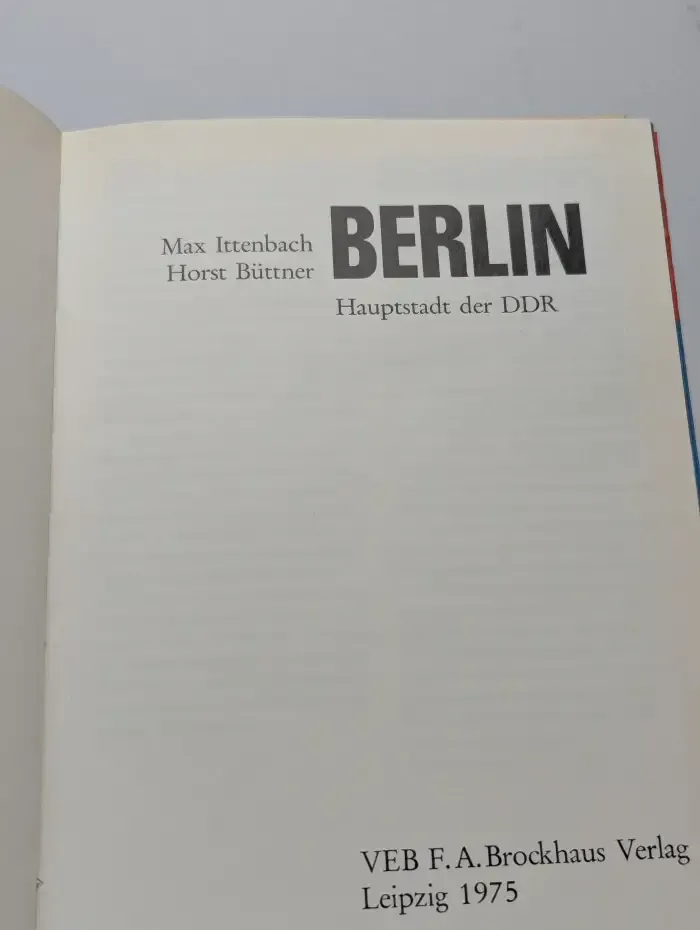 Berlin. Hauptstadt der DDR