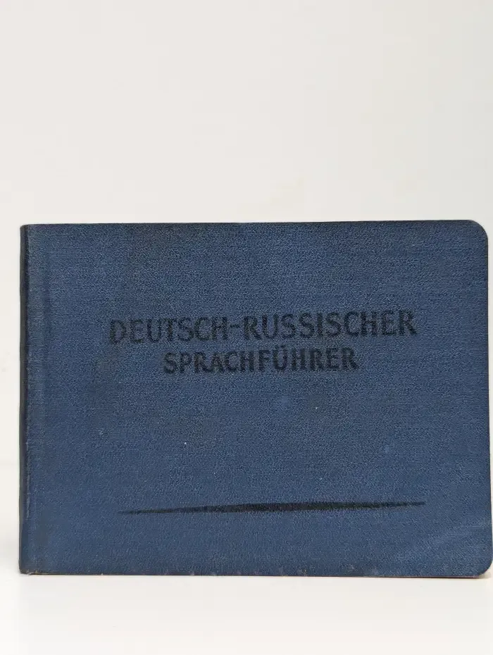 Deutsch-russischer sprachfuhrer. Немецко-русский разговорник