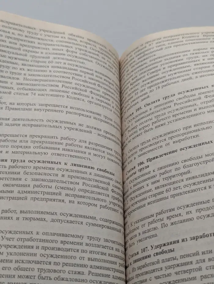 Уголовно-исполнительный кодекс РФ