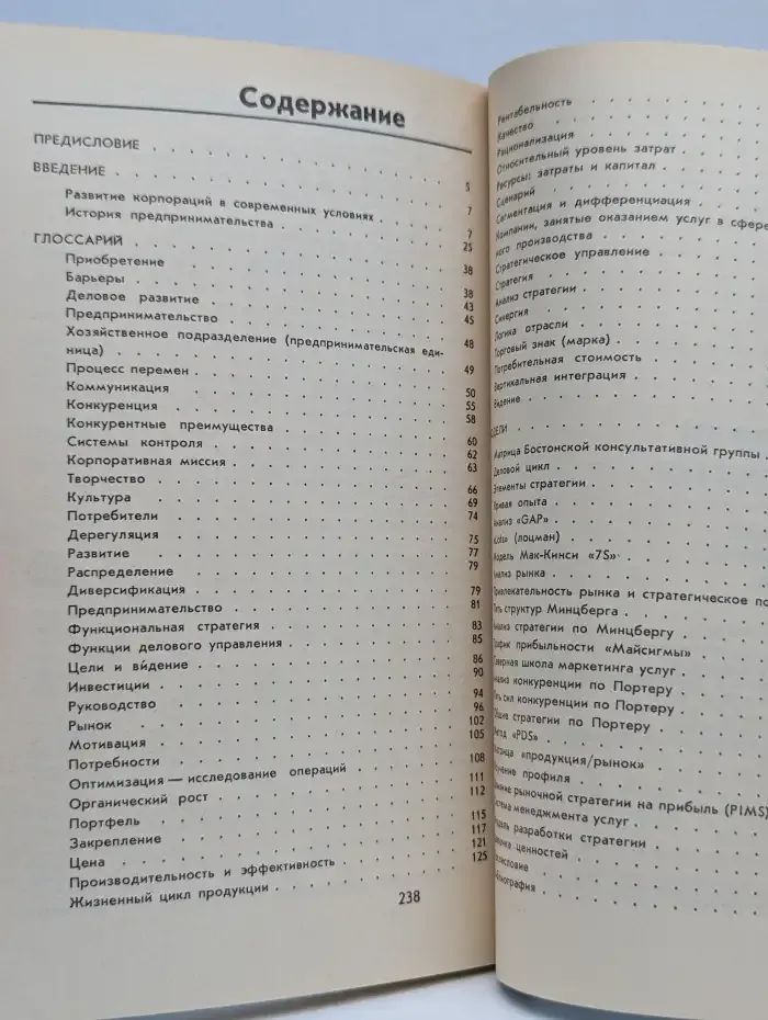 Деловая стратегия. Концепция. Содержание. Символы