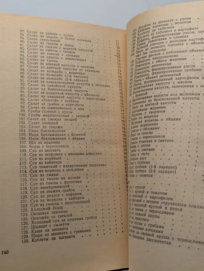 Вегетарианские блюда