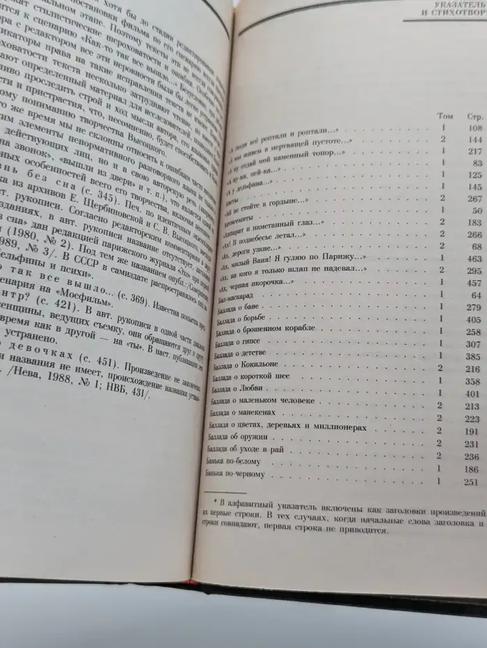 Владимир Высоцкий. Сочинения в 2 томах. Том 1