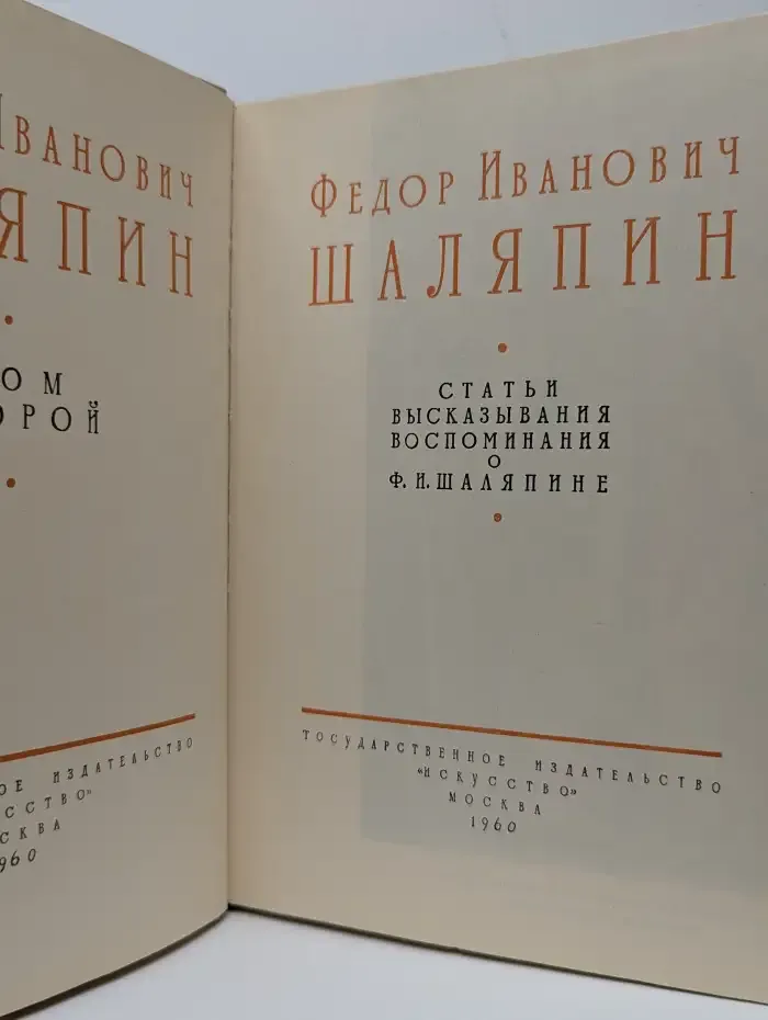 Федор Иванович Шаляпин. В двух томах. Том 2. Статьи