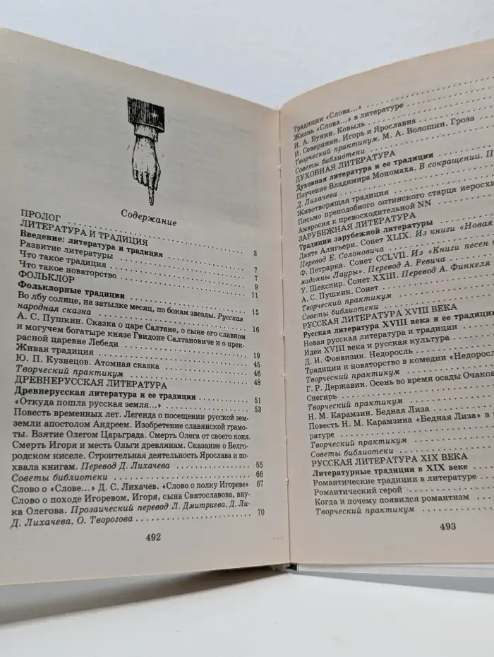 В мире литературы. 8 класс