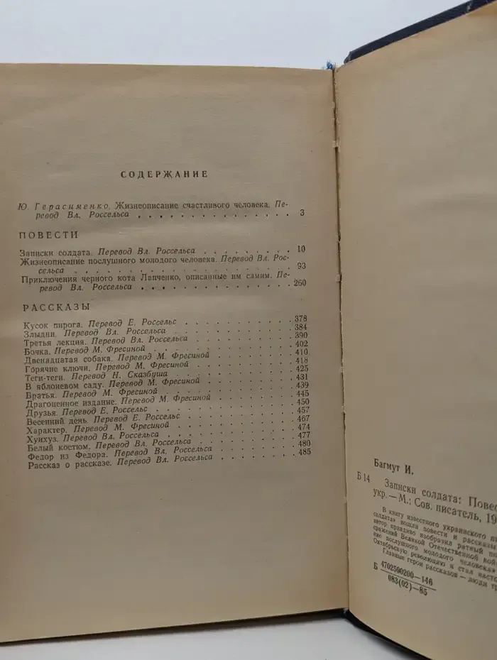 Записки солдата