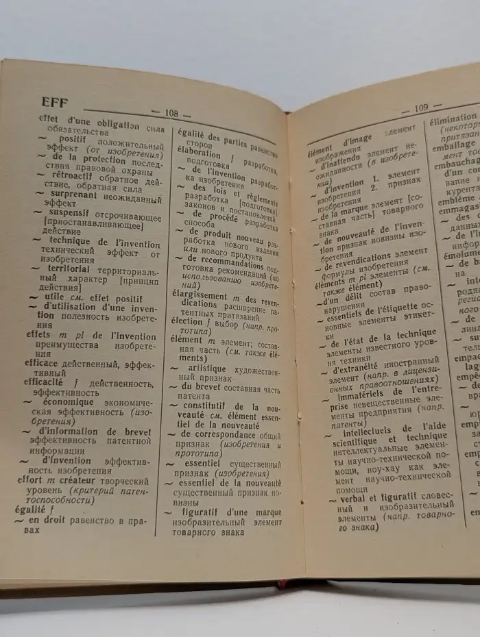 Французско-русский патентный словарь