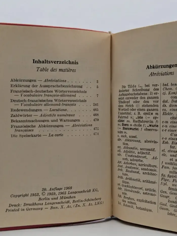 Französisch. Französisch-Deutsch. Deutsch-Französisch