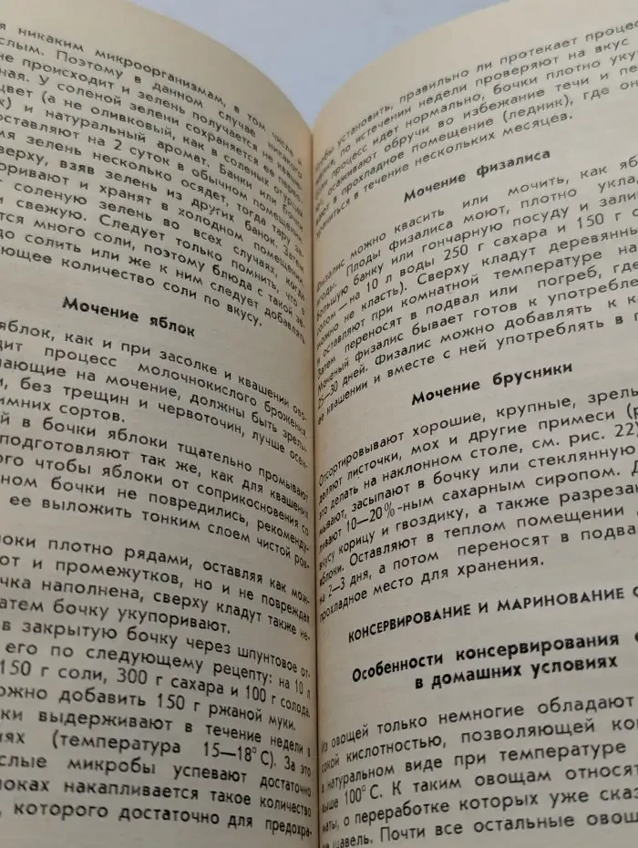 Консервирование плодов и овощей в домашних условиях