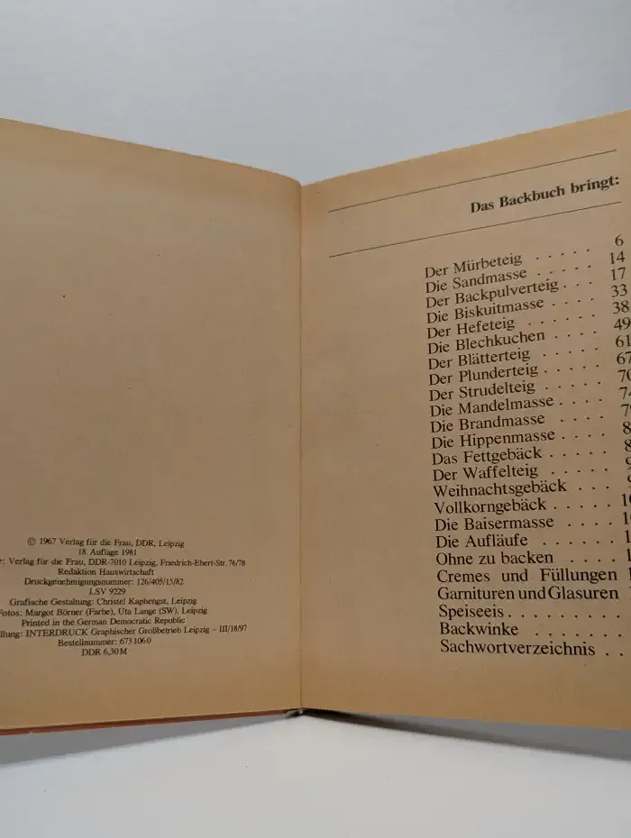 Das Backbuch. Домашняя выпечка
