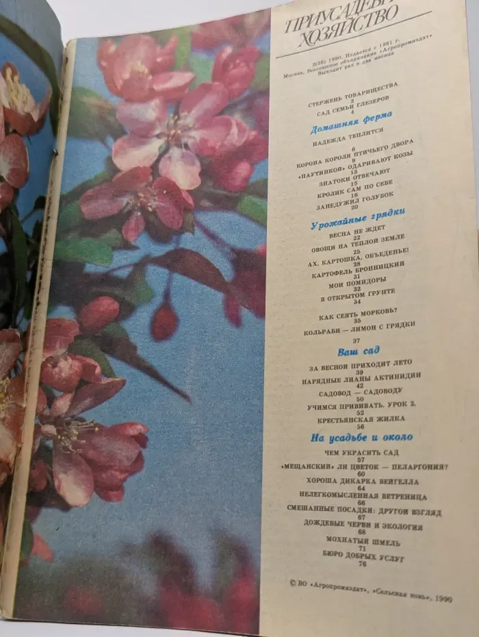 Приусадебное хозяйство. Выпуск № 2/1990