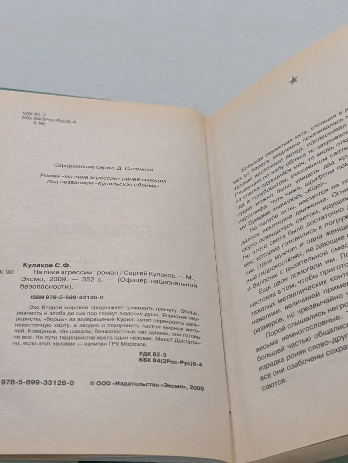 Офицер национальной безопасности. На пике агрессии