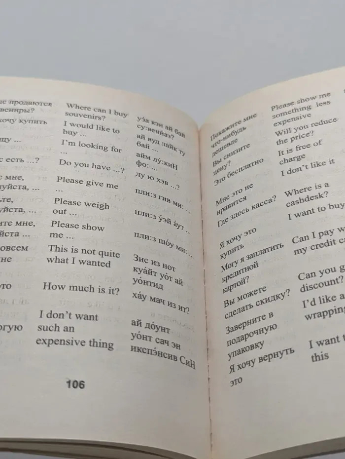 Карманный русско-английский разговорник