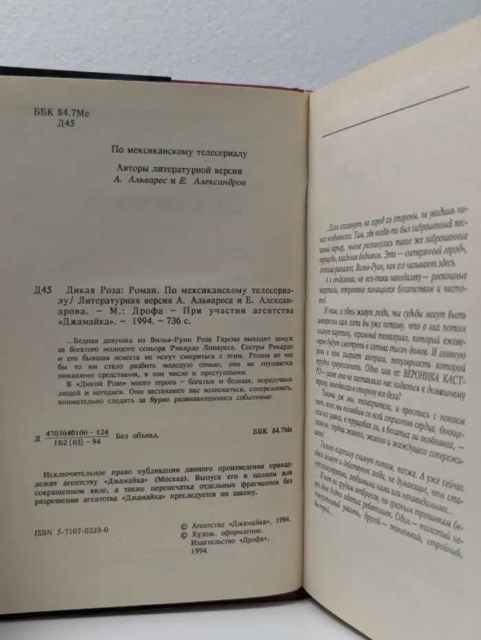 Зарубежный кинороман. Дикая Роза