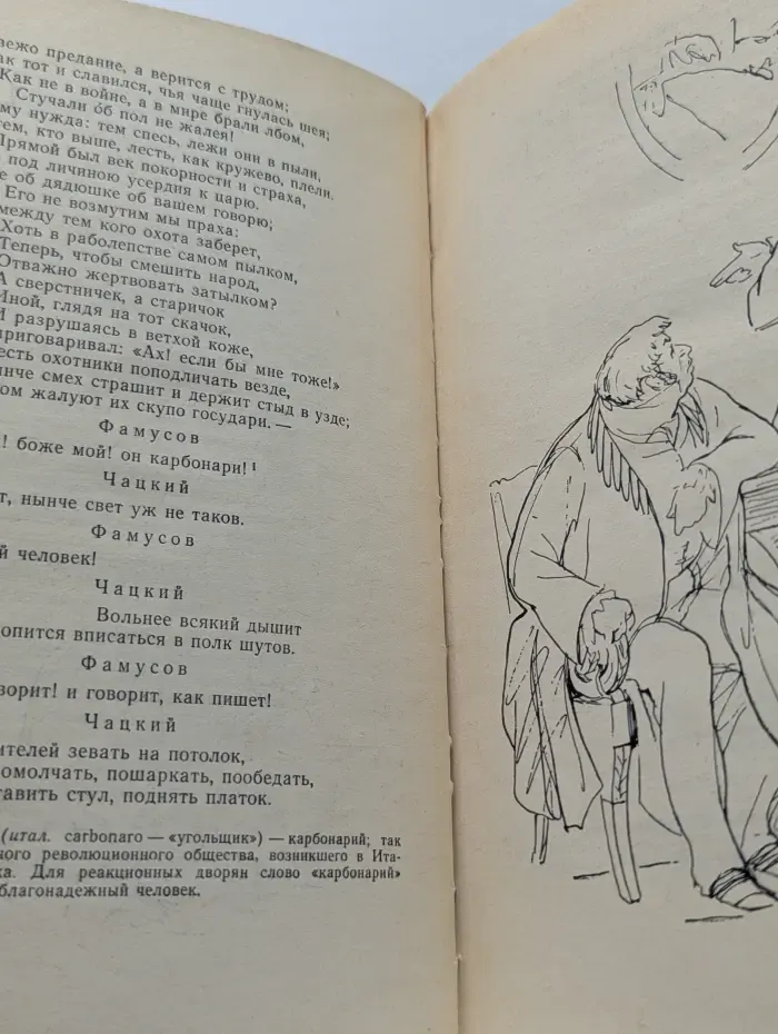 Школьная библиотека. Горе от ума