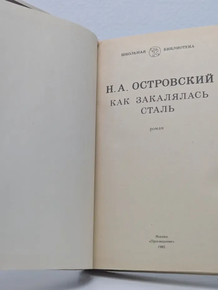 Школьная библиотека. Как закалялась сталь