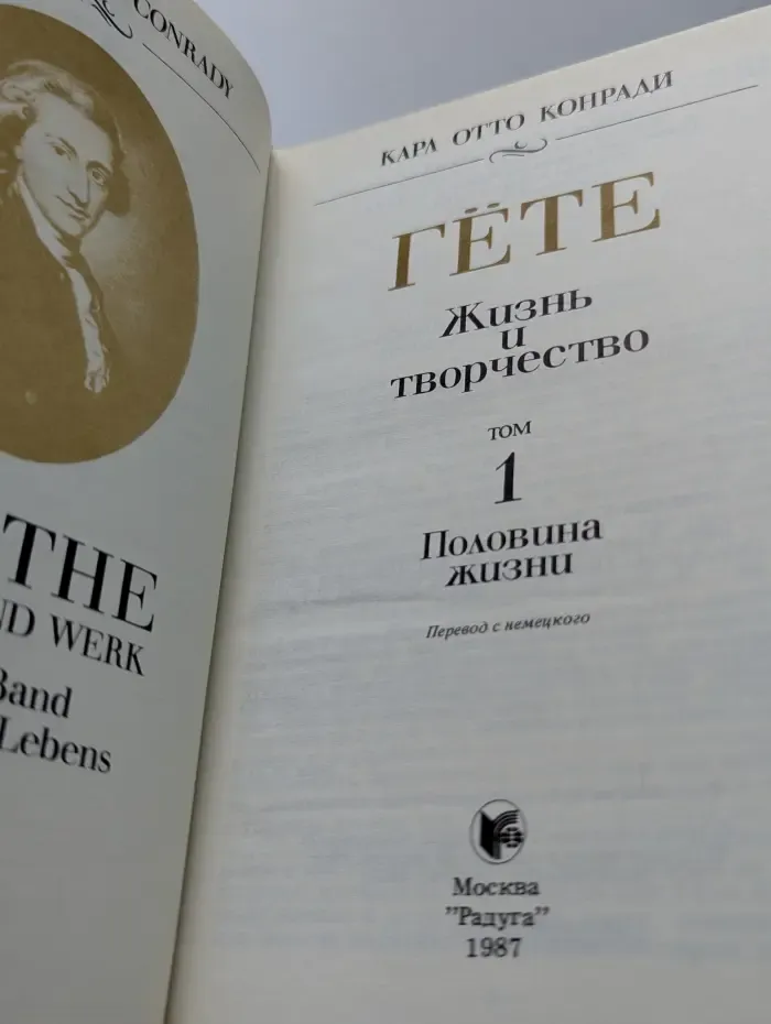 Гёте. Жизнь и творчество. В 2 томах. Том 1