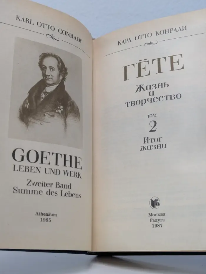 Гёте. Жизнь и творчество. В 2 томах. Том 2. Итог жизни