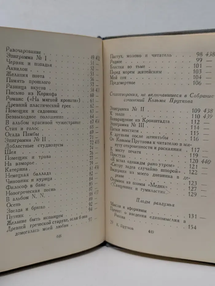 Библиотека  поэта. Козьма Прутков. Избранные произведения
