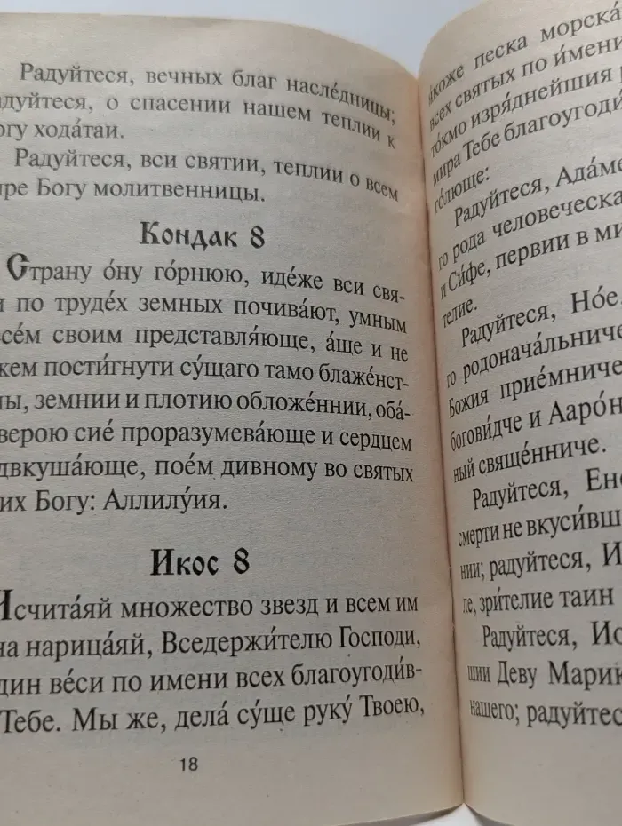 Акафист всем святым, от века Богу благоугодившим
