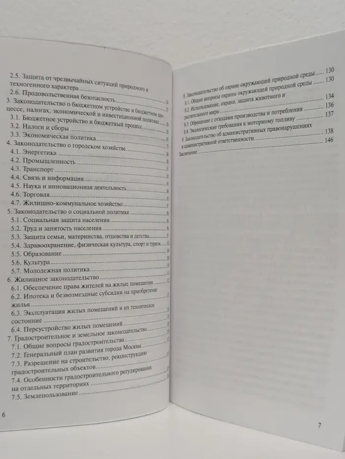 Законодательство города Москвы