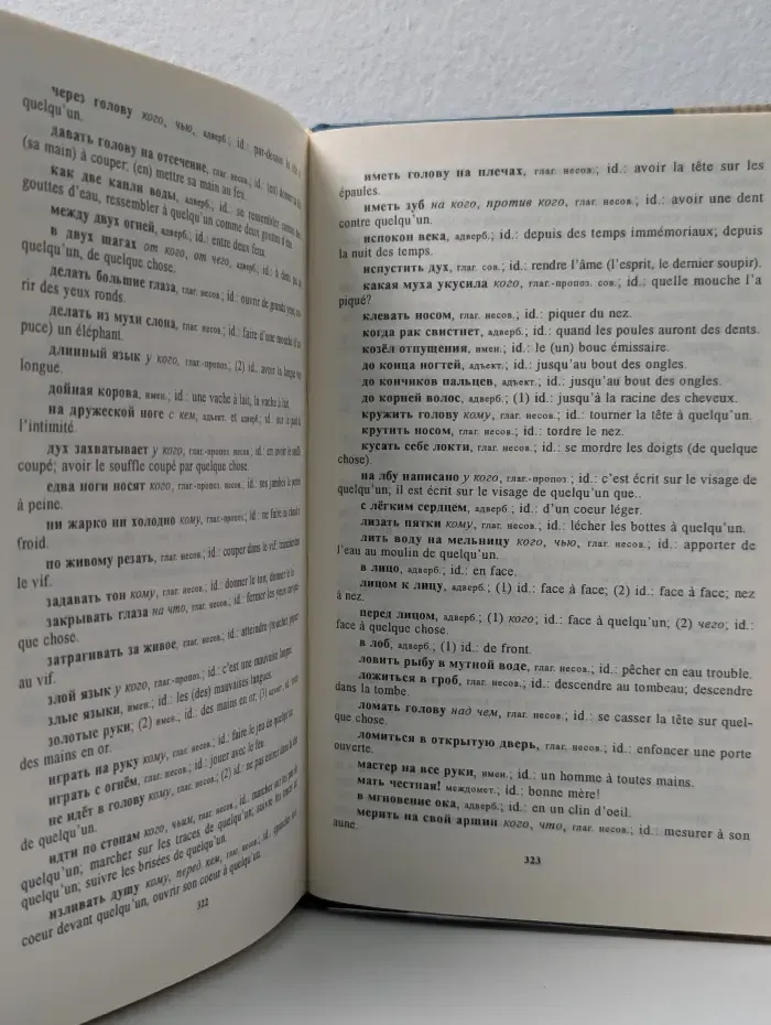 Учебный русско-французский фразеологический словарь