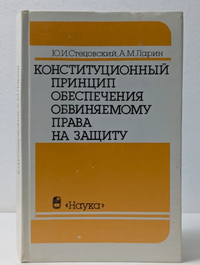 Конституционный принцип обеспечения обвиняемому права на защиту