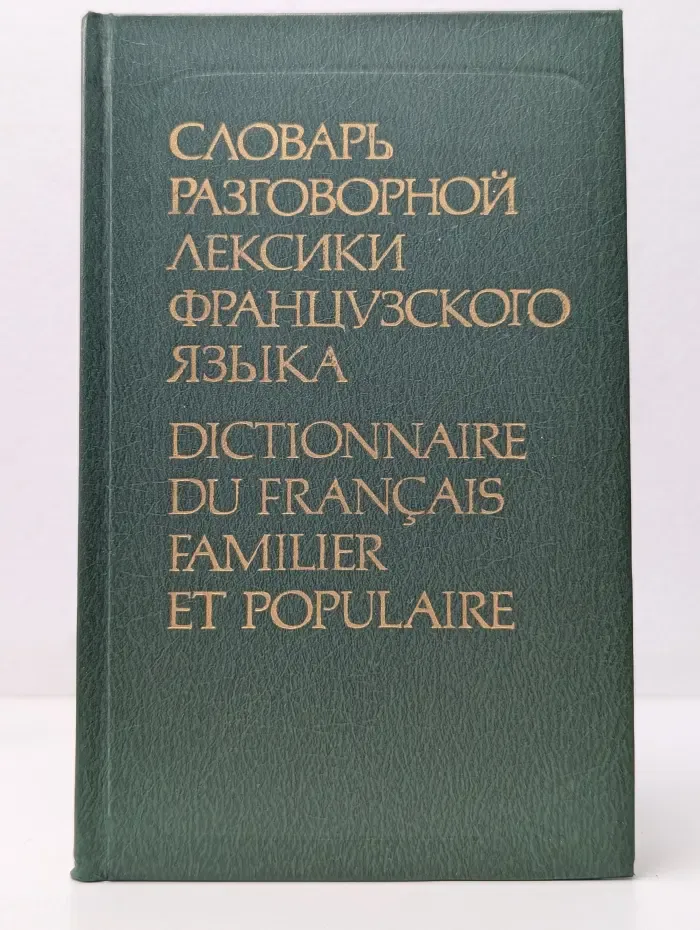 Словарь разговорной лексики французского языка. На материале современной художественной литературы и прессы