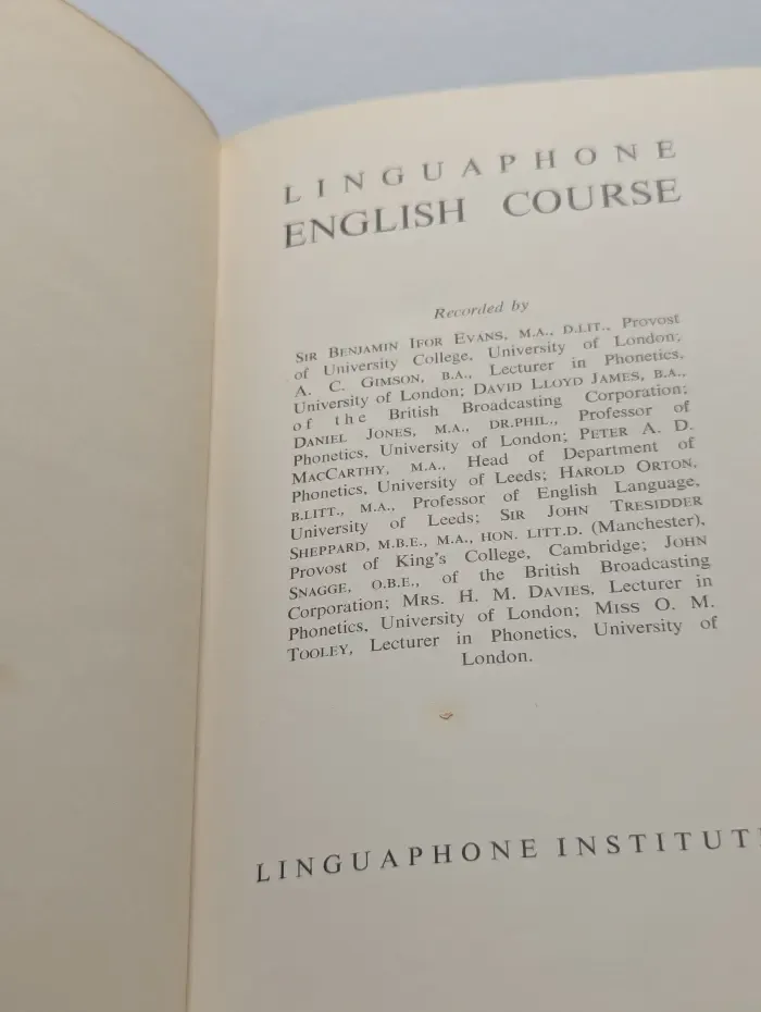 Linguaphone English Course