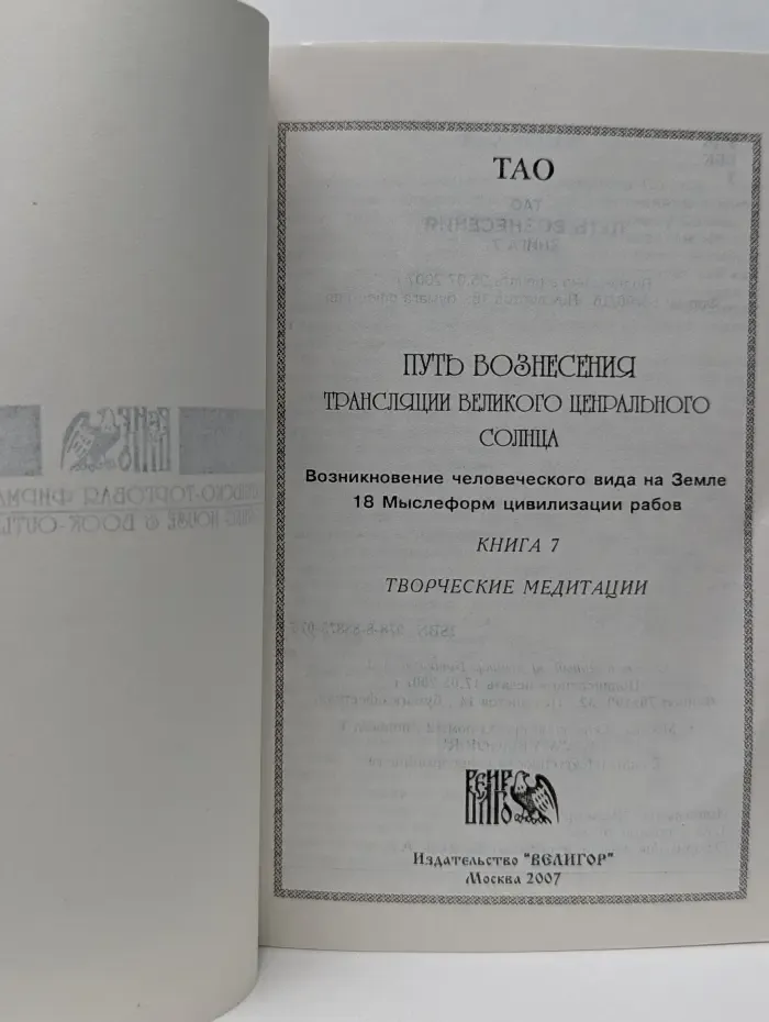 Путь Вознесения. Трансляция Великого Центрального Солнца. Книга 7