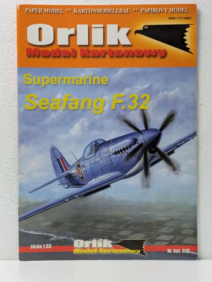Orlik. Выпуск № 10(7)/2004. Supermarine Seafang F.32