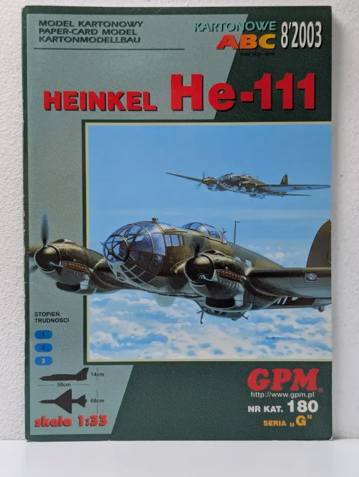 Kartonowe ABC. Выпуск № 8/2003. Heinkel He-111