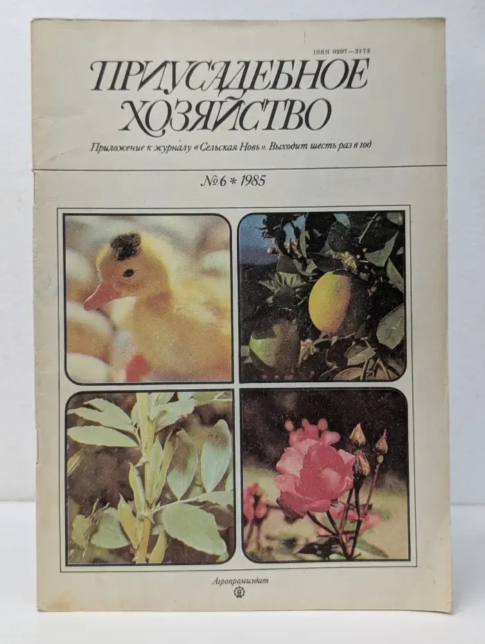 Приусадебное хозяйство. Выпуск № 6/1985