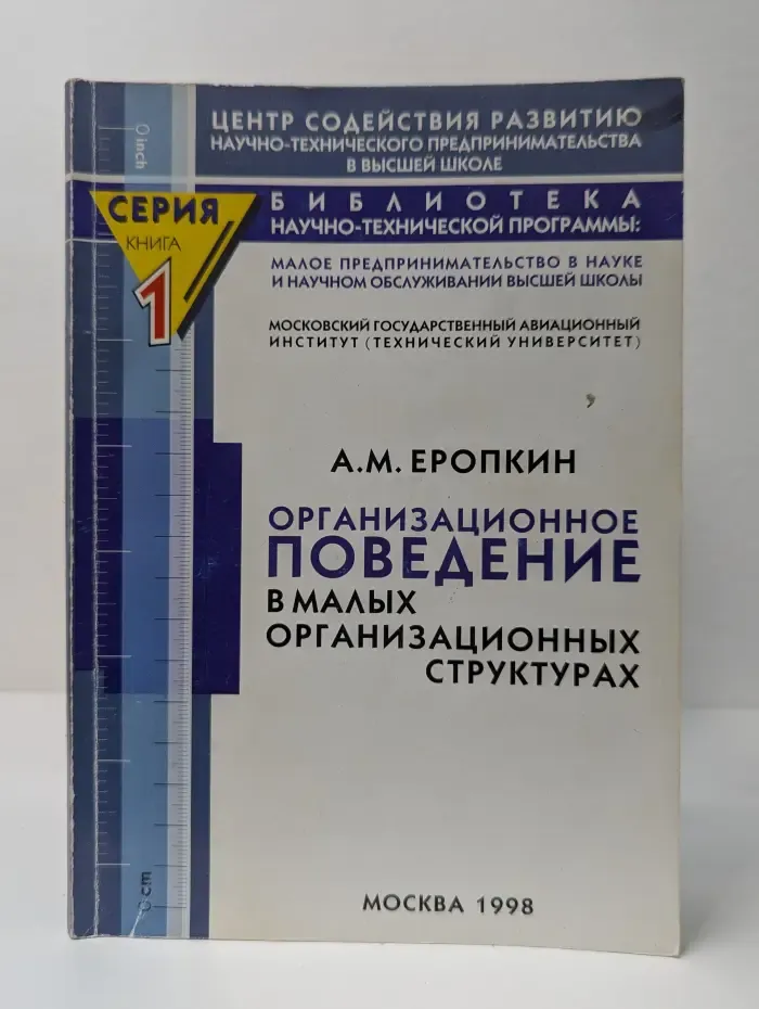Библиотека научно-технической программы. Организационное поведение в малых организационных структурах