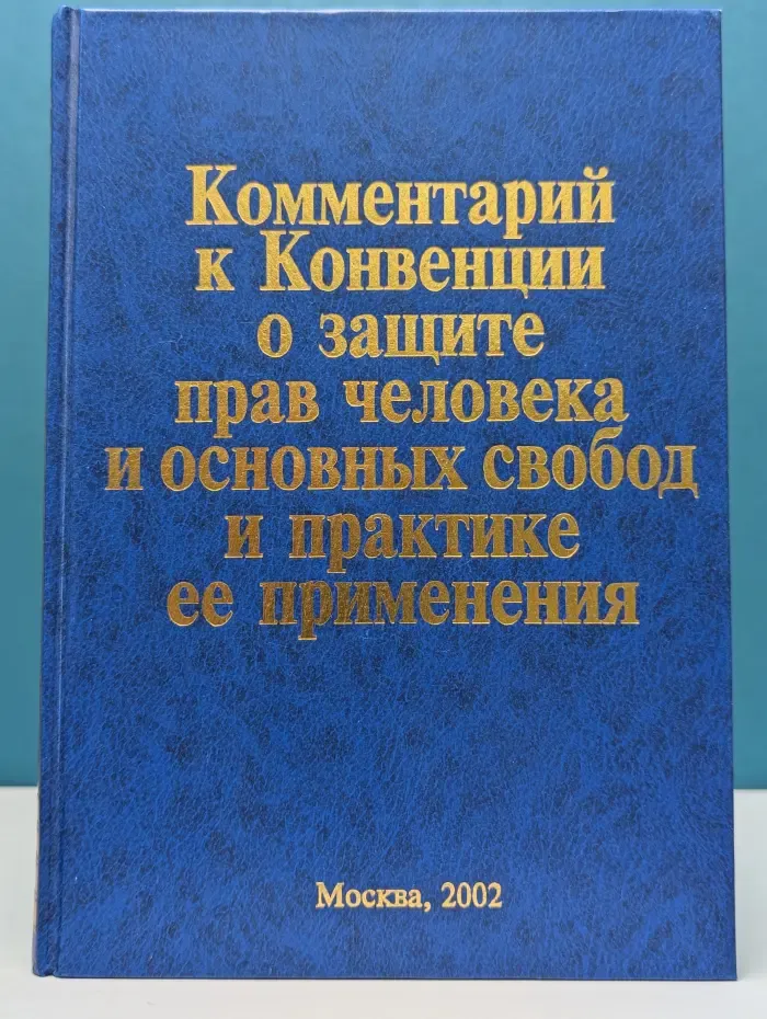 Комментарий к Конвенции о защите прав человека и основных свобод и практике ее применения