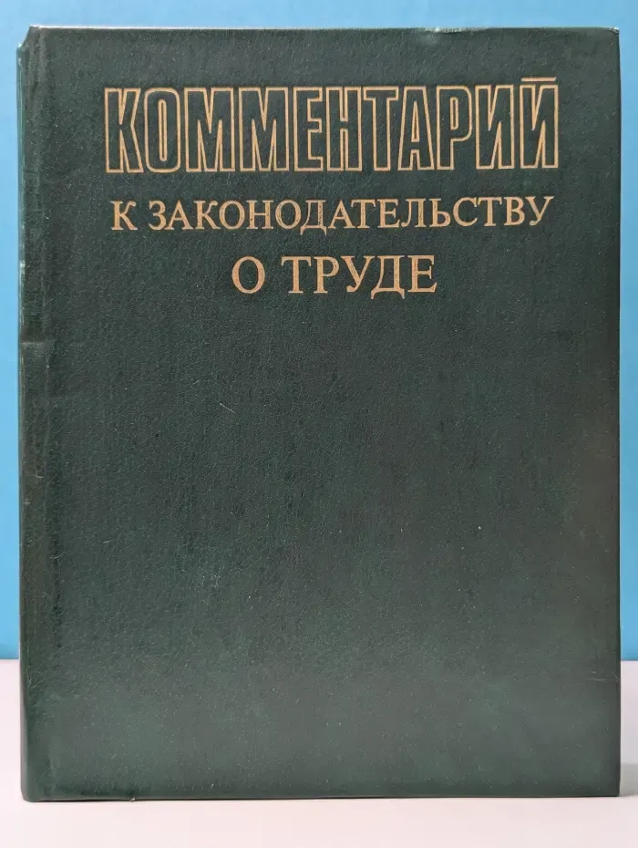 Комментарий к законодательству о труде