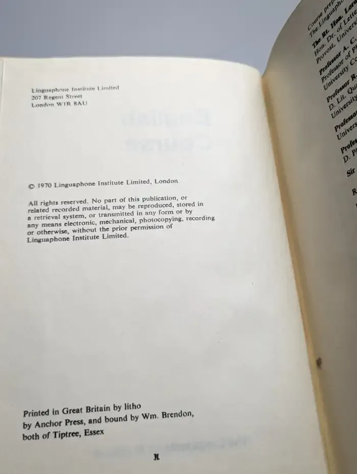 Лондонский лингафонный курс