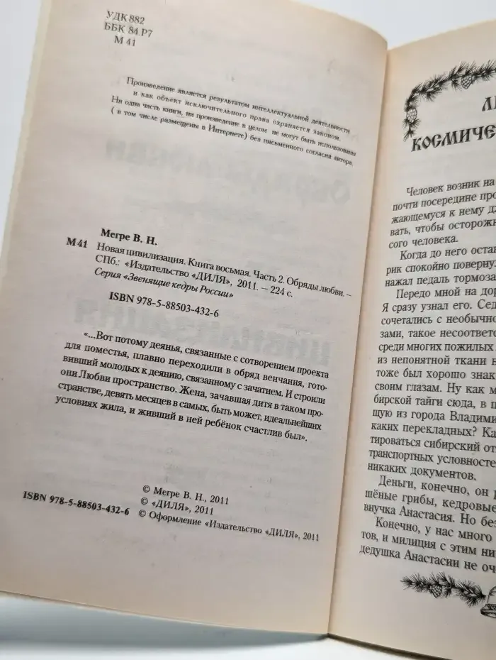 Новая цивилизация. Книга восьмая. Часть 2. Обряды любви