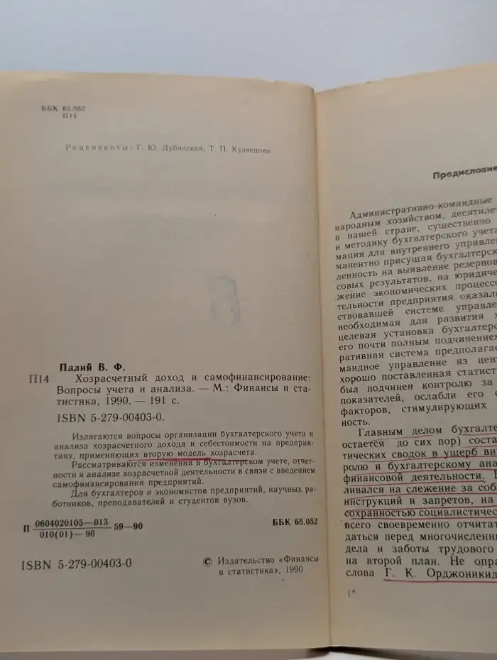 Хозрасчетный доход и самофинансирование. Вопросы учета и анализа
